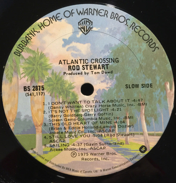 Rod Stewart : Atlantic Crossing (LP, Album, Gat)