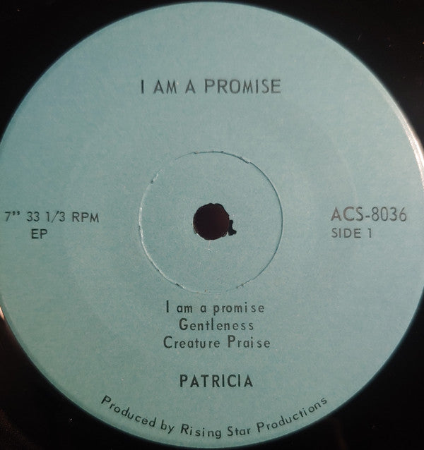 Patricia Betzold : I Am A Promise (7", EP)