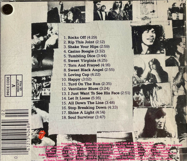 The Rolling Stones : Exile On Main St (CD, Album, RE, RP)