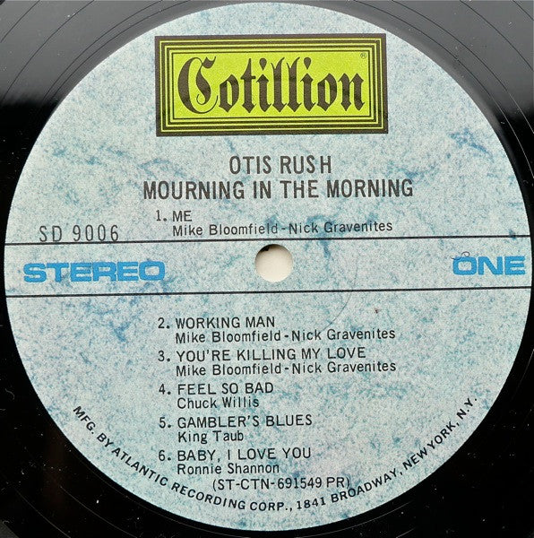 Otis Rush : Mourning In The Morning (LP, Album, PR )