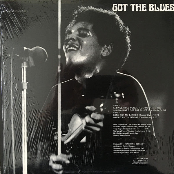 Don "Sugar Cane" Harris* : Sugar Cane's Got The Blues (LP, Album)
