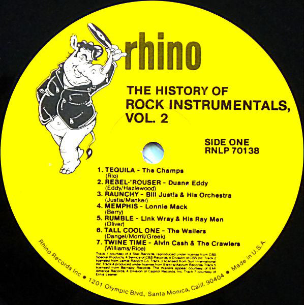 Various : The History Of Rock Instrumentals, Volume 2 (LP, Comp)