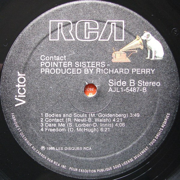 Pointer Sisters : Contact (LP, Album)