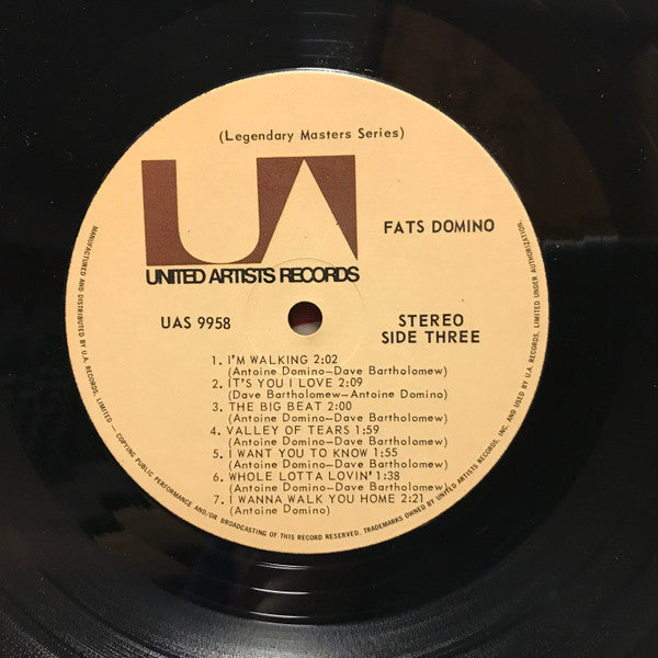 Fats Domino : Fats Domino (2xLP, Comp)
