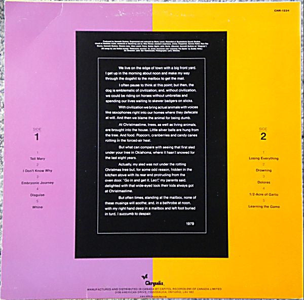 Leo Kottke : Balance (LP, Album)