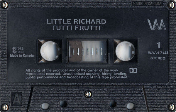 Little Richard : Tutti Frutti (Cass, Comp, Dol)