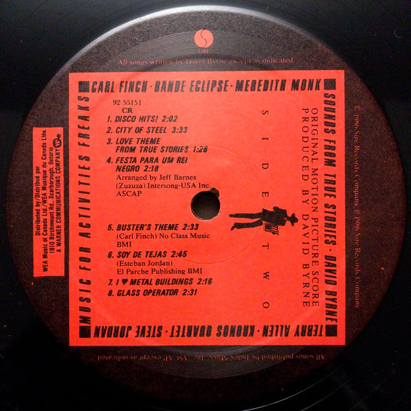 Various : Sounds From True Stories (LP, Album)