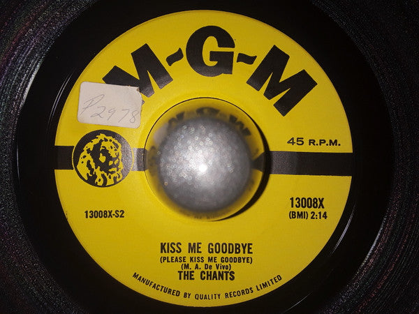 The Chants : Respectable / Kiss Me Goodbye (7", Single)
