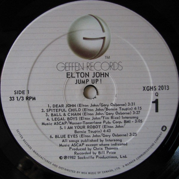 Elton John : Jump Up! (LP, Album, Qua)