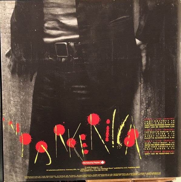 Graham Parker And The Rumour : The Parkerilla (2xLP, Album, Gat)