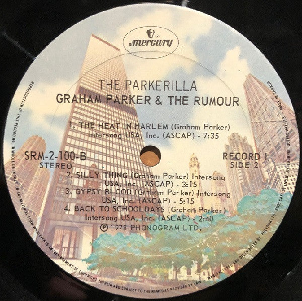 Graham Parker And The Rumour : The Parkerilla (2xLP, Album, Gat)