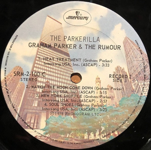 Graham Parker And The Rumour : The Parkerilla (2xLP, Album, Gat)