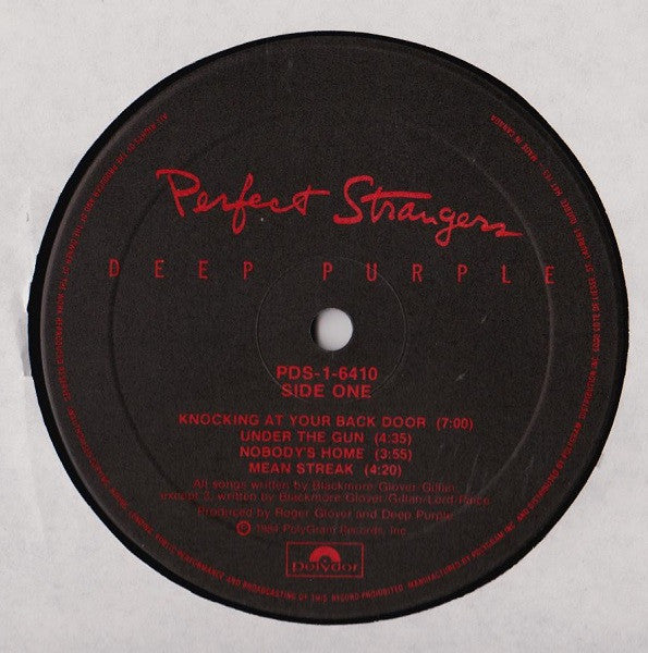 Deep Purple : Perfect Strangers (LP, Album)