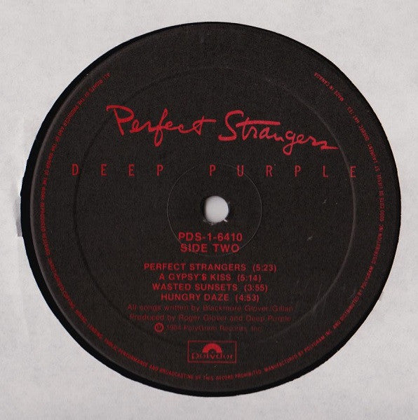 Deep Purple : Perfect Strangers (LP, Album)