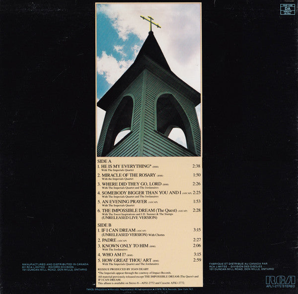 Elvis* : He Walks Beside Me (Favorite Songs Of Faith And Inspiration) (LP, Comp, RE)