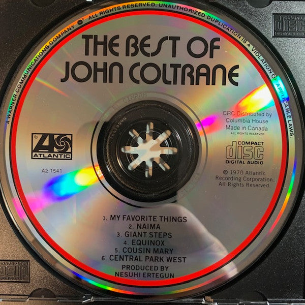 John Coltrane : The Best Of John Coltrane (CD, Comp, Club, RE)