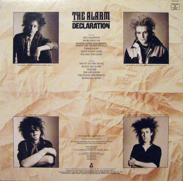 The Alarm : Declaration (LP, Album)