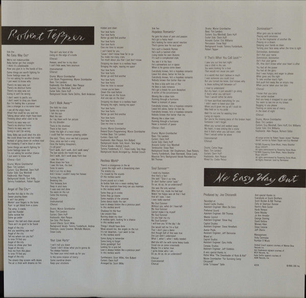Robert Tepper : No Easy Way Out (LP, Album)