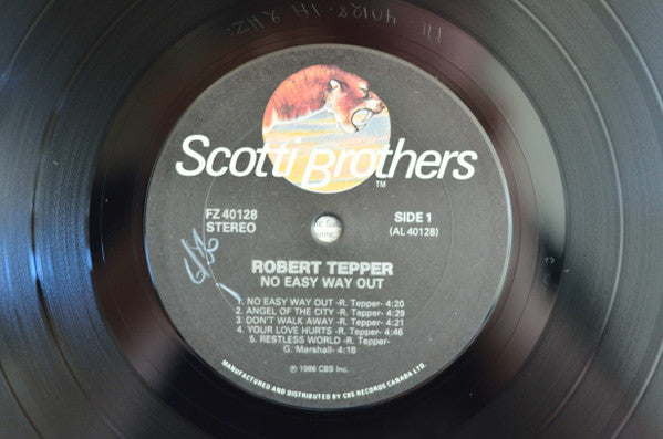 Robert Tepper : No Easy Way Out (LP, Album)