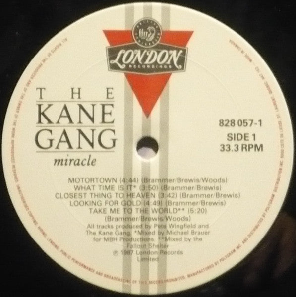 The Kane Gang : Miracle (LP, Album)