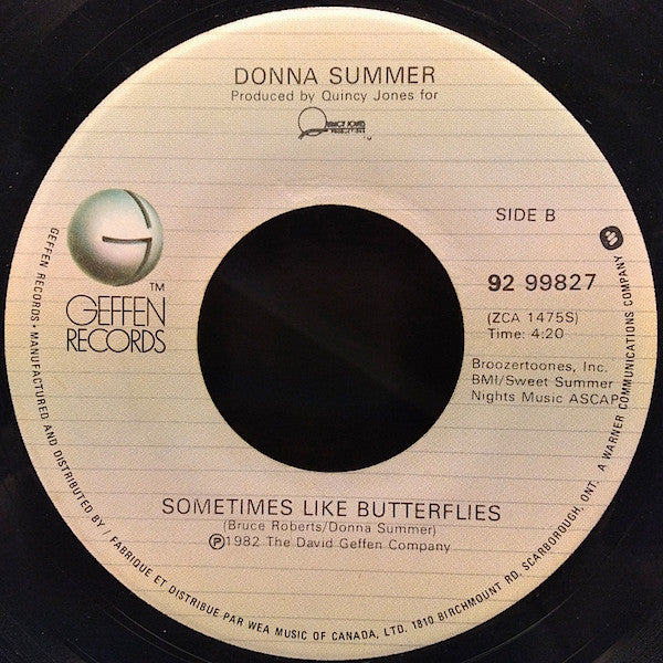 Donna Summer : Love Is In Control (Finger On The Trigger) (7")