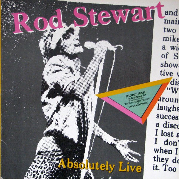 Rod Stewart : Absolutely Live (2xLP, Album, CR)