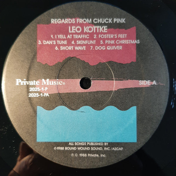 Leo Kottke : Regards From Chuck Pink (LP, Album)