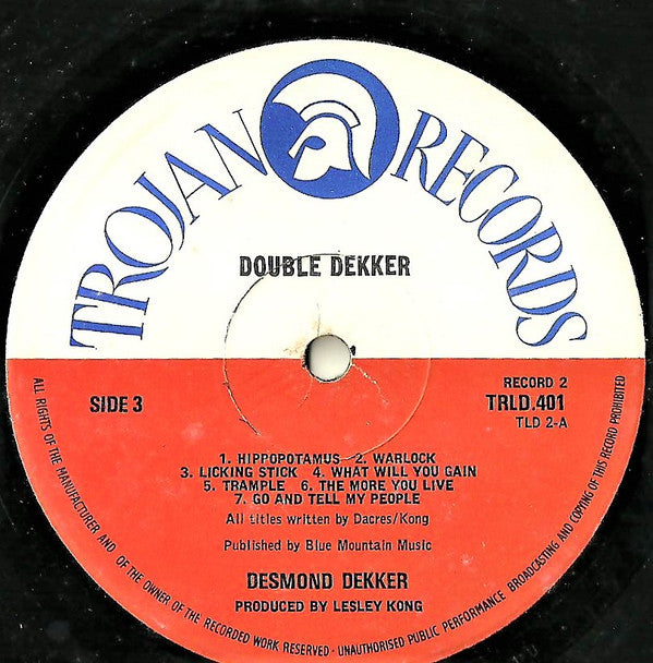 Desmond Dekker : Double Dekker (2xLP, Comp)