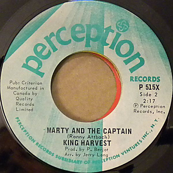 King Harvest : Dancing In The Moonlight (7", Single)