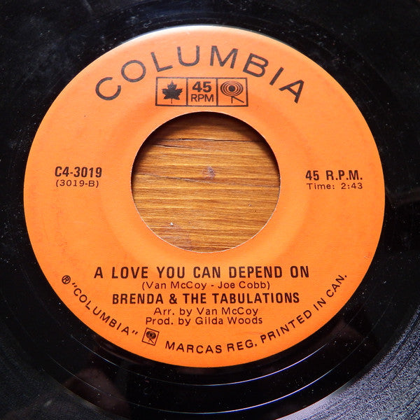 Brenda & The Tabulations : Why Didn't I Think Of That / A Love You Can Depend On (7", Single)