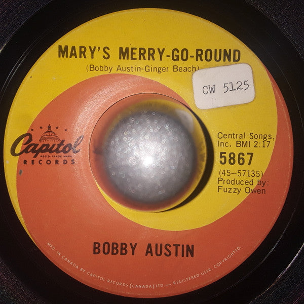 Bobby Austin : Cupid's Last Arrow / Mary's Merry-Go-Round (7", Single)