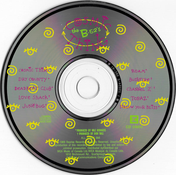 The B-52's : Cosmic Thing (CD, Album)