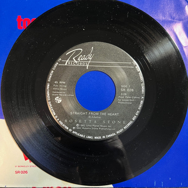 Rosetta Stone (2) : Straight From The Heart (7", Single)