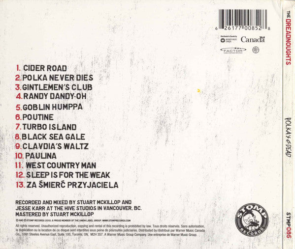 The Dreadnoughts : Polka's Not Dead (CD, Album)