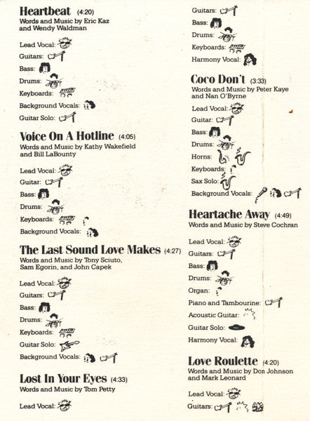 Don Johnson : Heartbeat (Cass, Album)