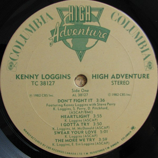 Kenny Loggins : High Adventure (LP, Album)