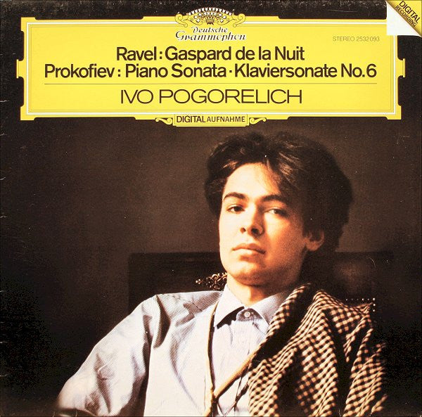 Maurice Ravel / Sergei Prokofiev, Ivo Pogorelich : Gaspard De La Nuit / Piano Sonata = Klaviersonate No. 6 (LP)