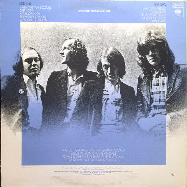 Sutherland Brothers & Quiver : Reach For The Sky (LP, Album)