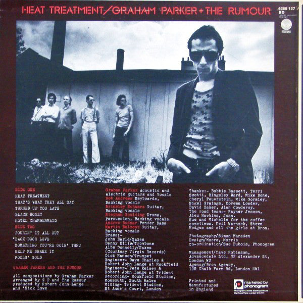 Graham Parker And The Rumour : Heat Treatment (LP, Album)
