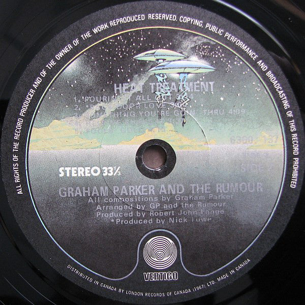 Graham Parker And The Rumour : Heat Treatment (LP, Album)