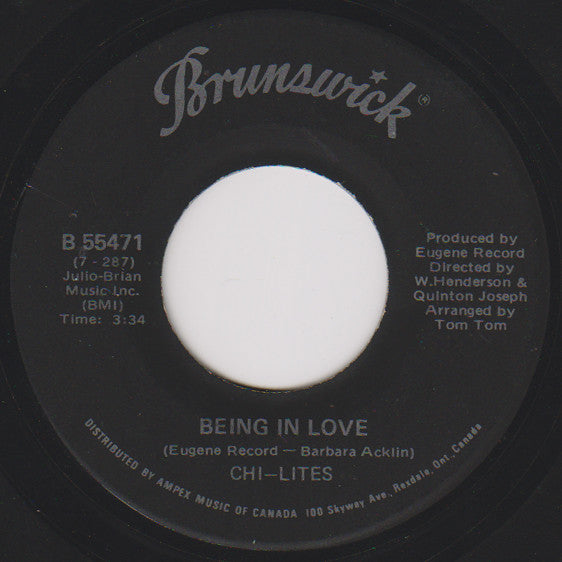 The Chi-Lites : Oh Girl (7")