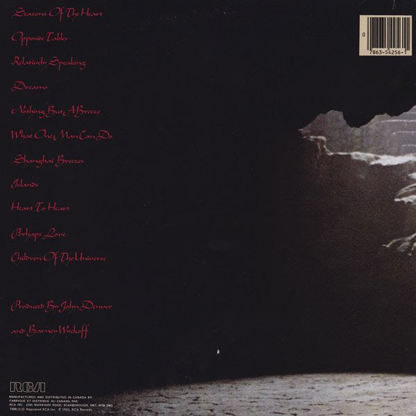 John Denver : Seasons Of The Heart (LP, Album, Gat)