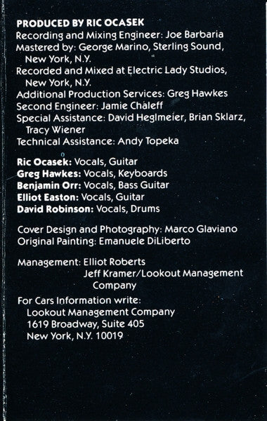 The Cars : Door To Door (Cass, Album, Club)