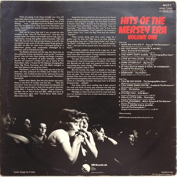 Various : Hits Of The Mersey Era Volume One (LP, Comp, Mono)