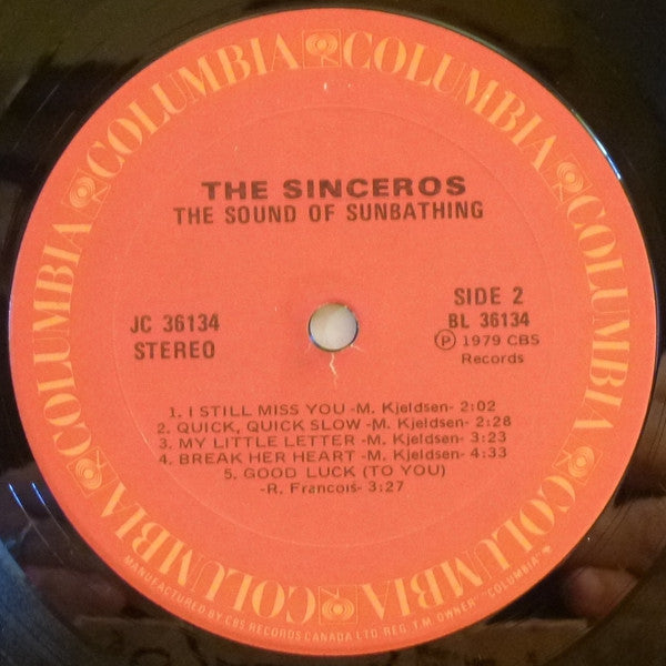 The Sinceros : The Sound Of Sunbathing (LP, Album)