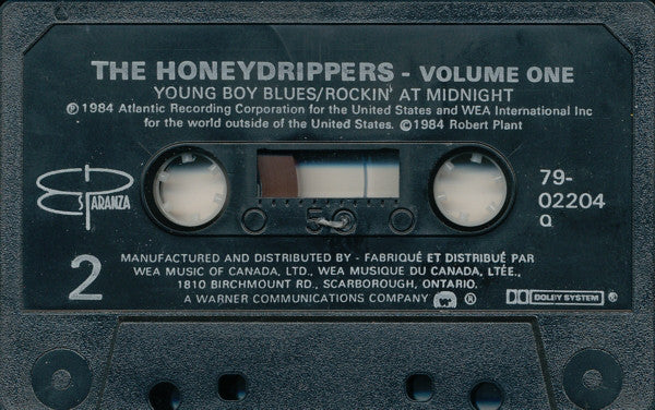 The Honeydrippers : Volume One (Cass, Dol)