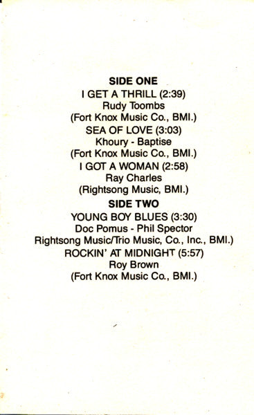 The Honeydrippers : Volume One (Cass, Dol)