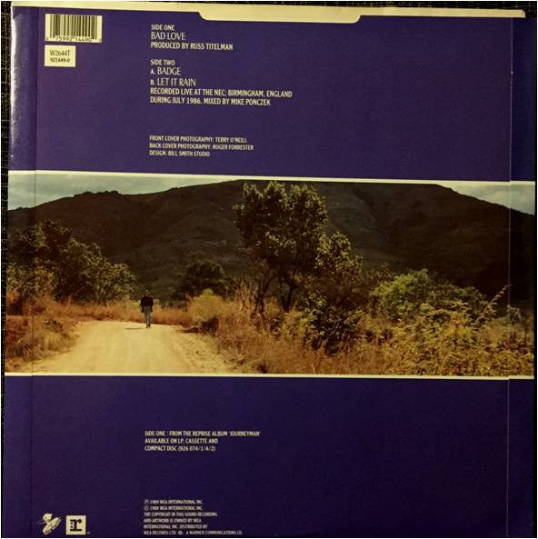 Eric Clapton : Bad Love (12", Single)