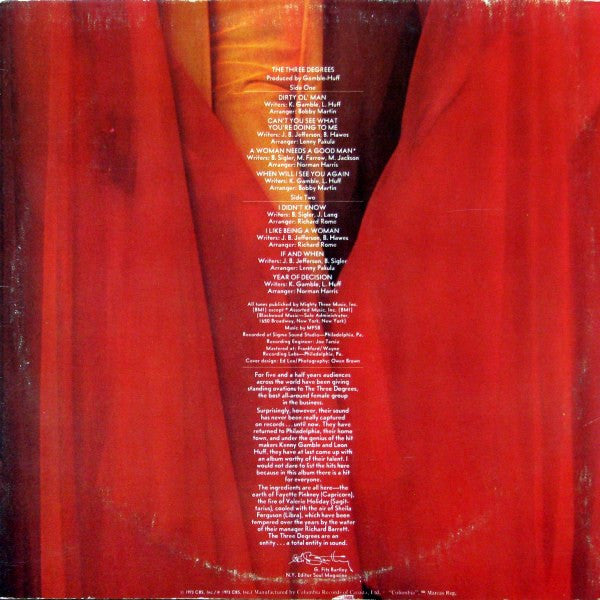 The Three Degrees : The Three Degrees (LP, Album)