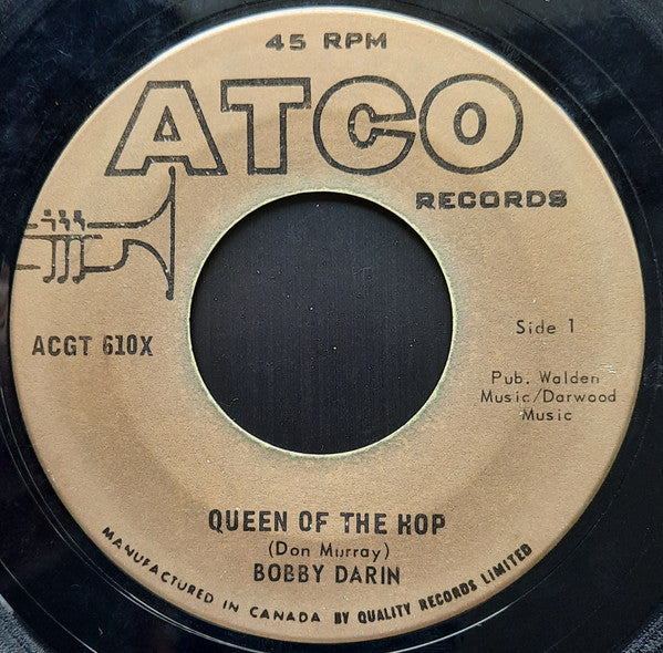 Bobby Darin : Queen Of The Hop / Splish Splash (7", Single, RE)